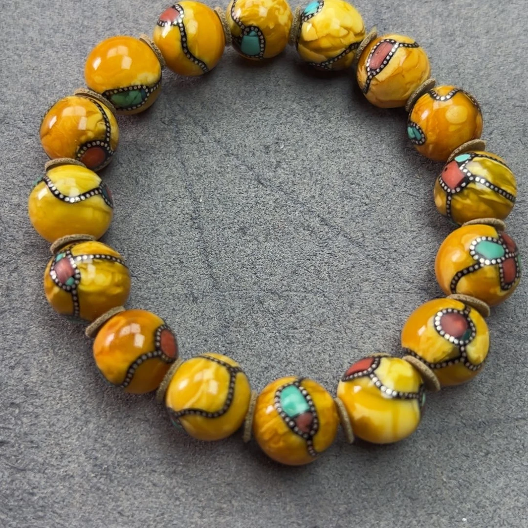 蜜蜡未镶嵌吊坠(不含链)