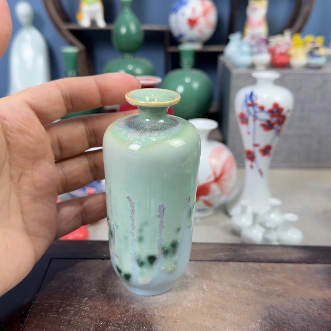 陶瓷手工小花器摆件