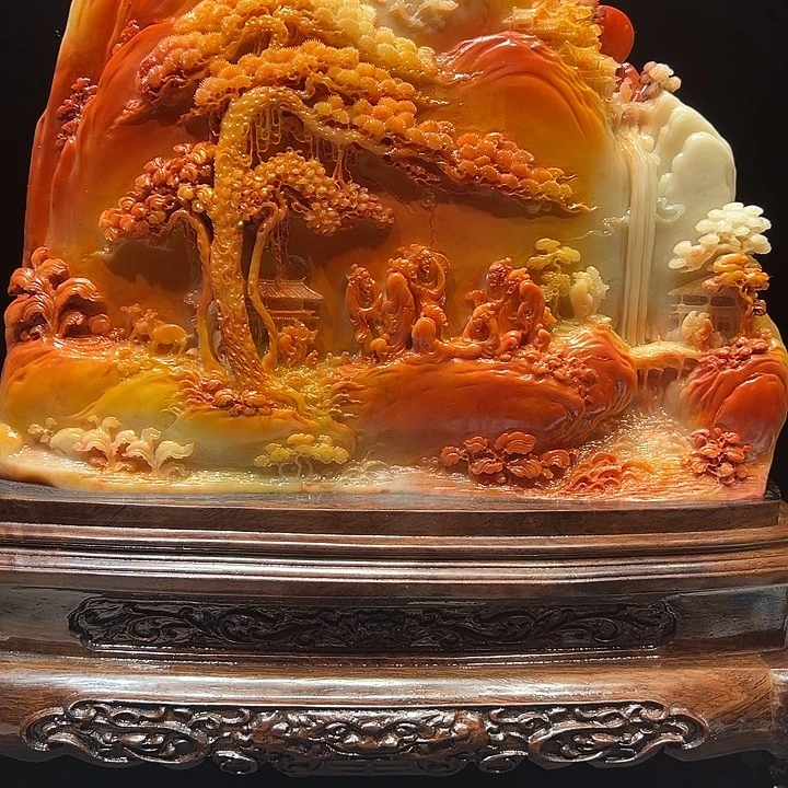 用***2寿山石山水风光秀丽