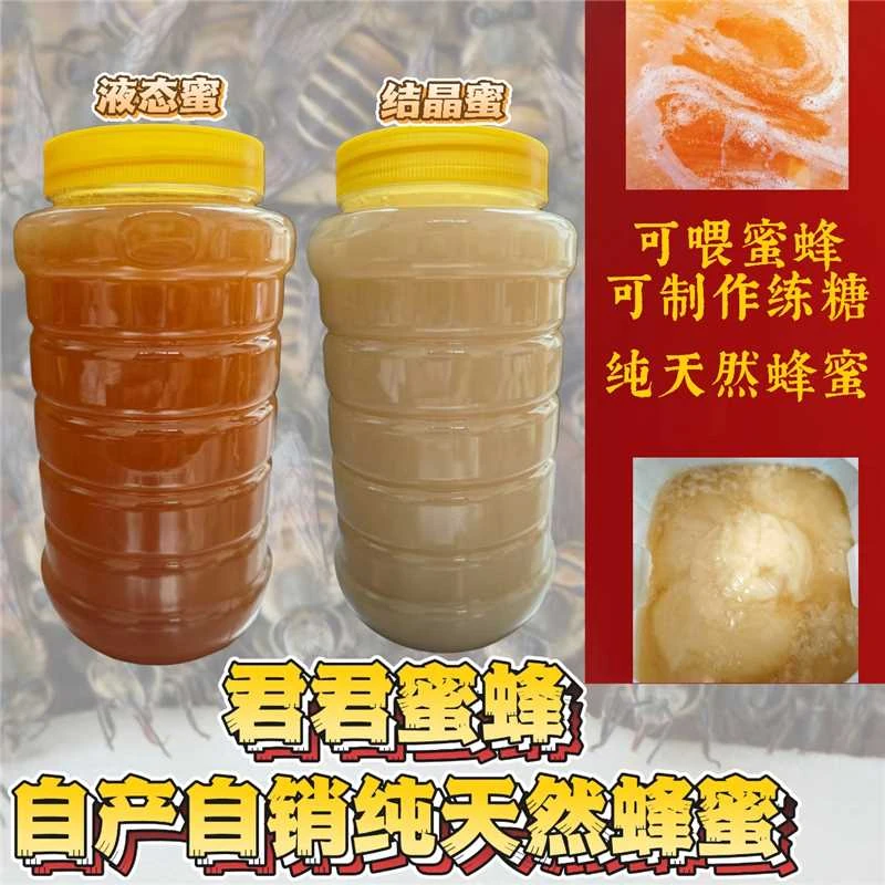 喂蜜蜂，蜂蜜，制作练糖同款蜂蜜，君君蜜蜂自产自销。