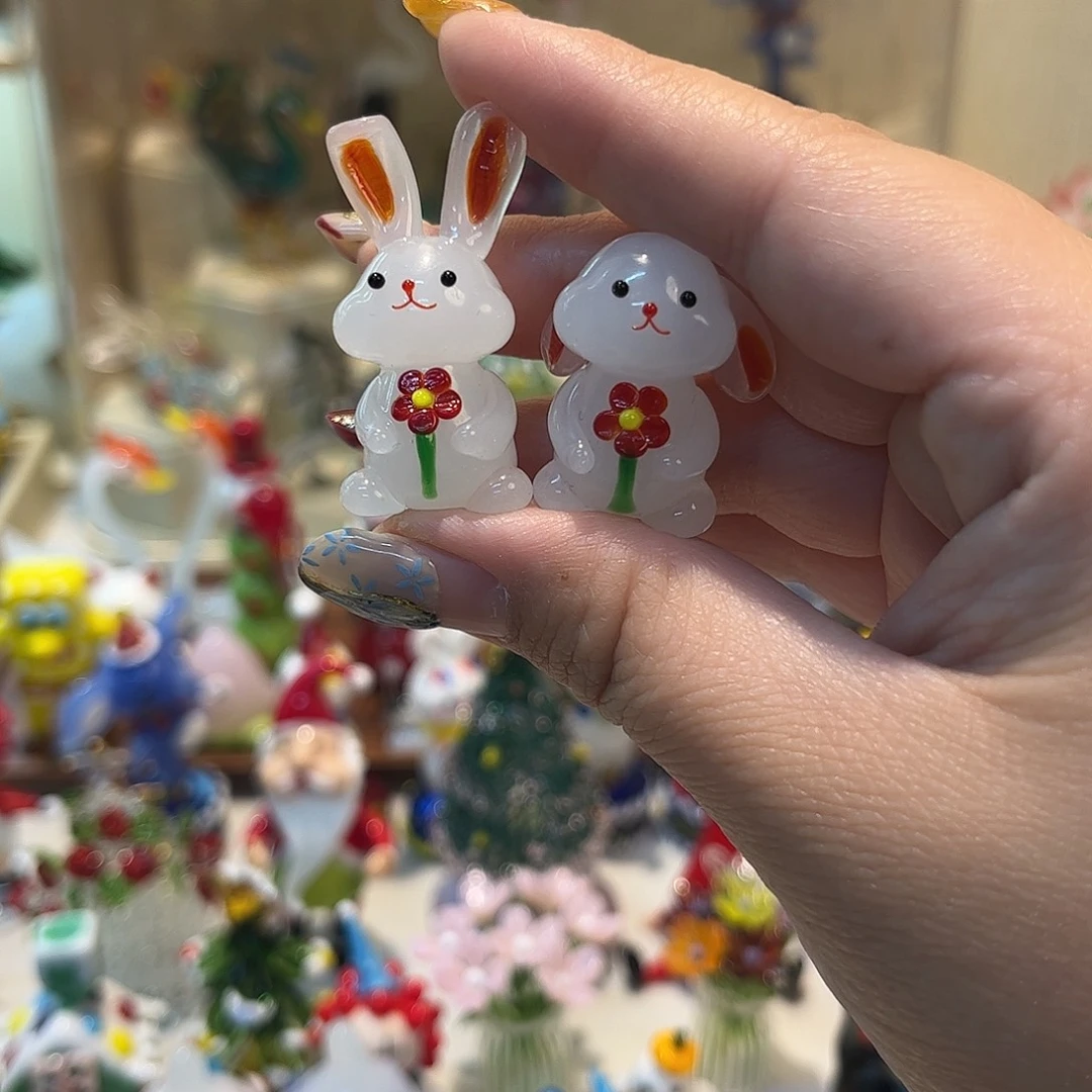 手工艺品琉璃一对