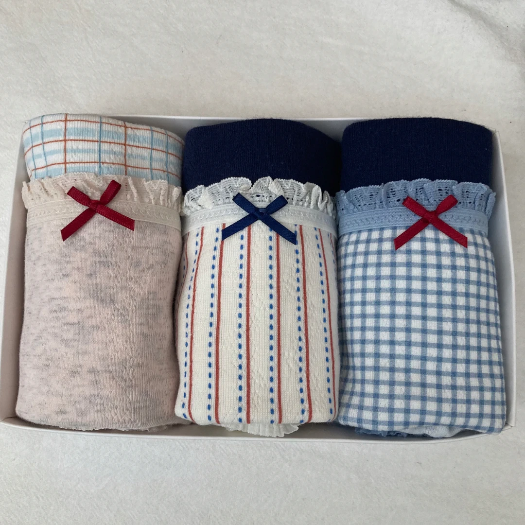 美貌野心～中腰95纯棉抑菌加长裆不夹屁屁女士内裤底裤