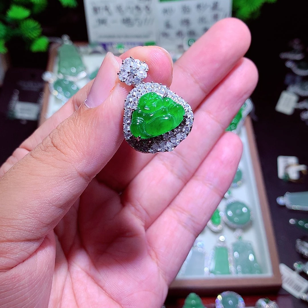 颈饰未镶嵌翡翠翡翠