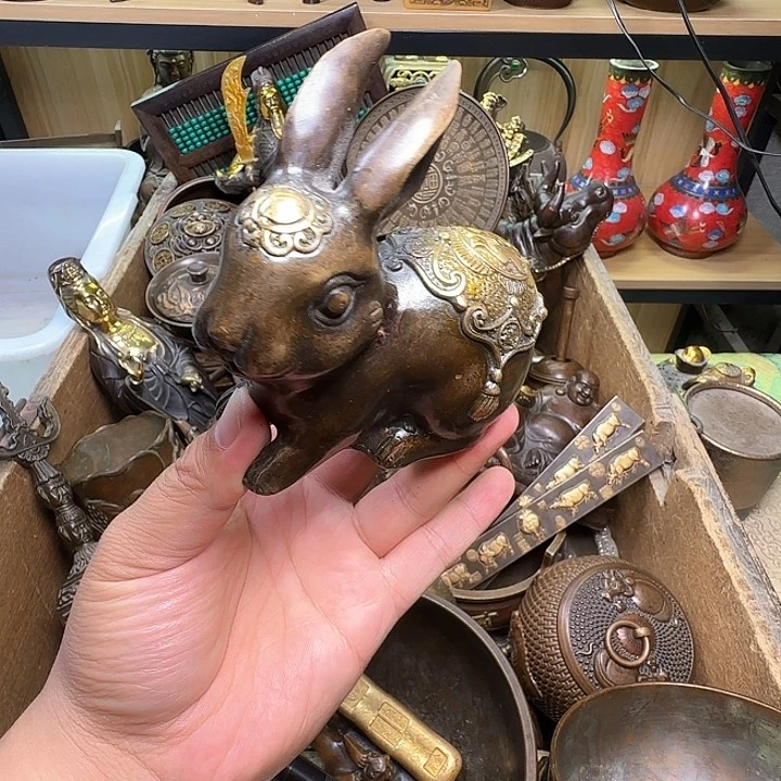 铜器办公室茶室摆件