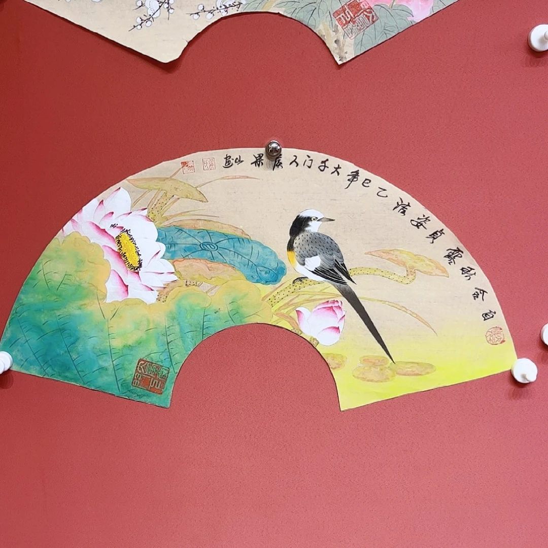 国画侯果山老师亲笔手绘作品朵