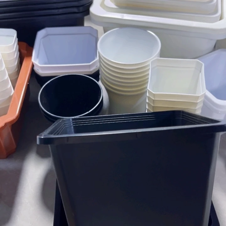 塑料黑方口15高10一组10