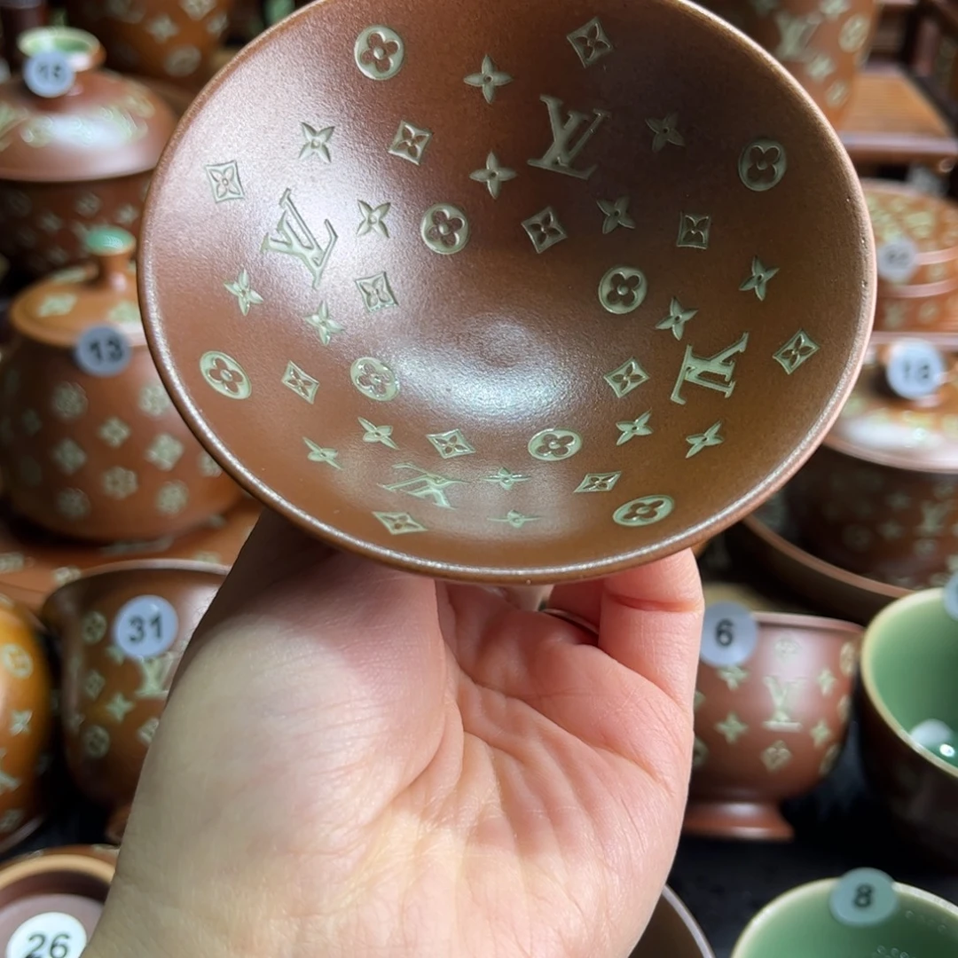 如****草木灰老花手工杯