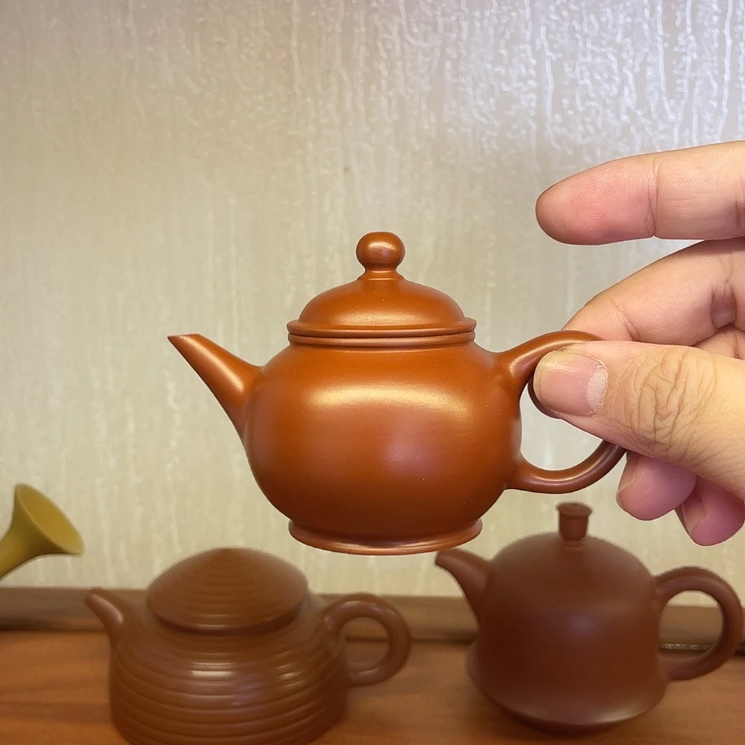 不***间茶壶紫砂75cc壶泥水平