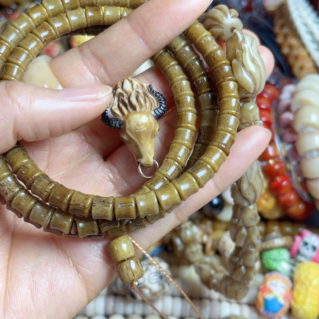 牛骨手串/手链牛骨108