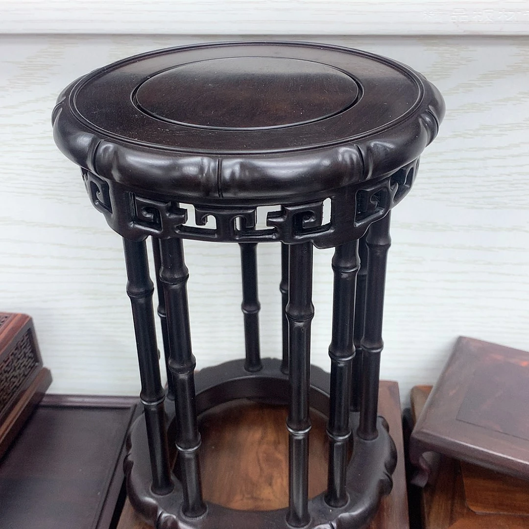 藤类紫光檀13.5公分竹节款