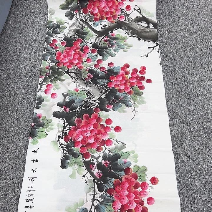 国画纯纯手绘字画教程分享