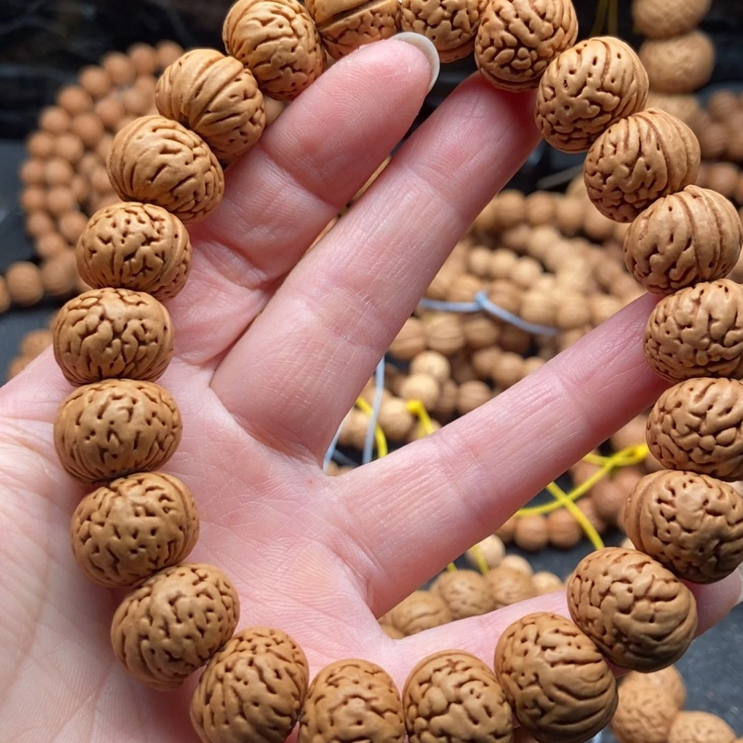 桃核手串树王纽扣15➕原皮原色