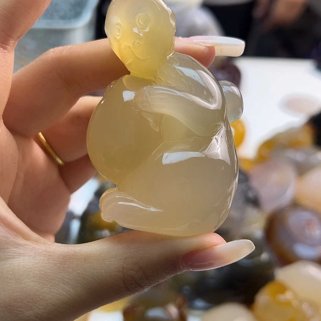 玛瑙/玉髓未镶嵌吊坠(不含链)