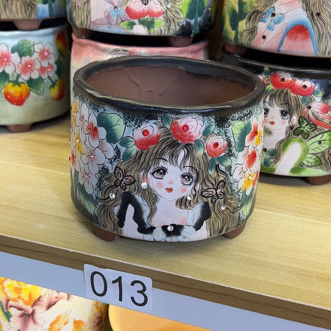 景德镇炫彩手绘口12