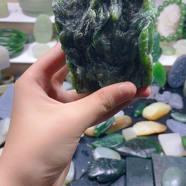 和田玉（碧玉）未镶嵌挂件