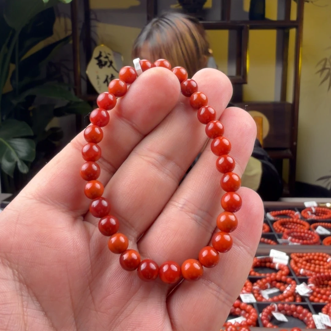 小****南红玛瑙未镶嵌手链