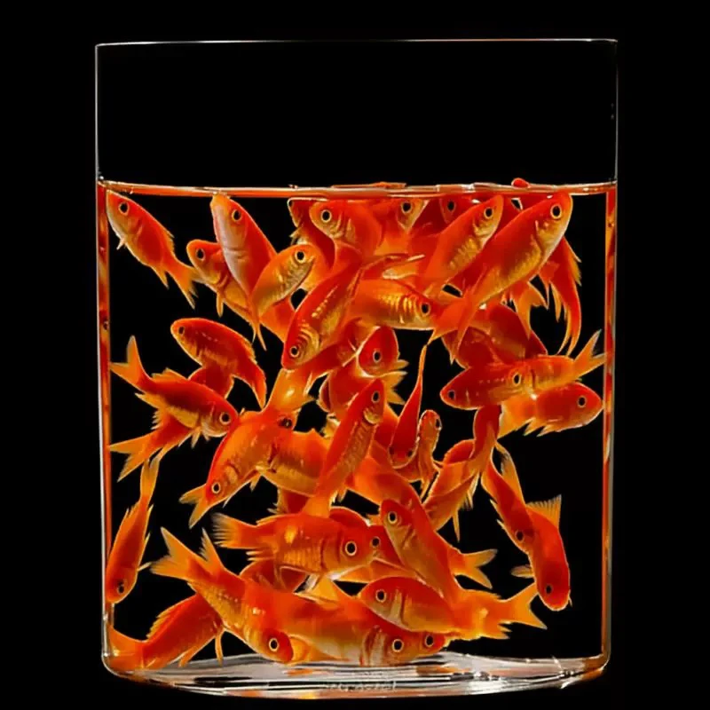 火红金鱼 新手好养冷水观赏鱼 活体宠物鱼 耐寒 皮实生命力顽强