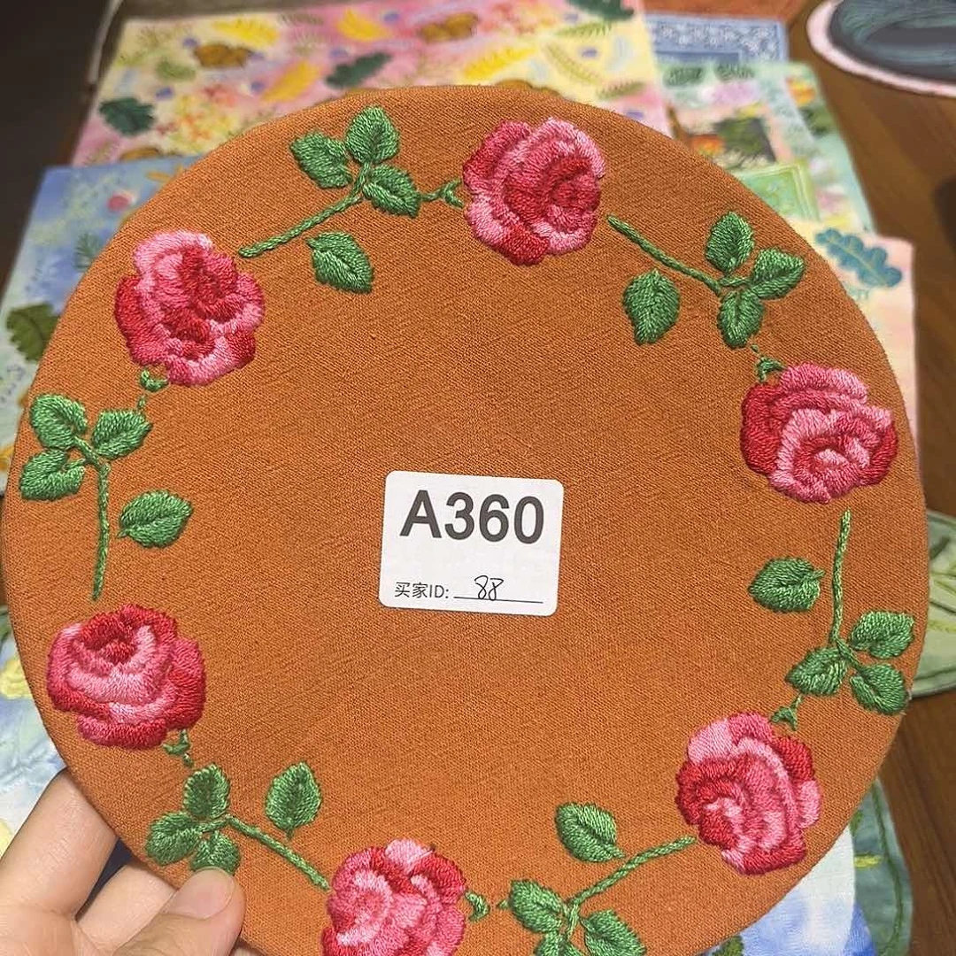 规格20刺子绣茶席