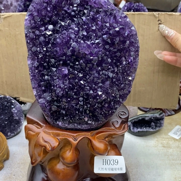 水晶大型摆件（非配饰）未镶嵌鹤