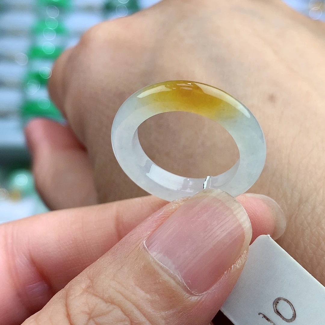 未镶嵌戒指翡翠10号