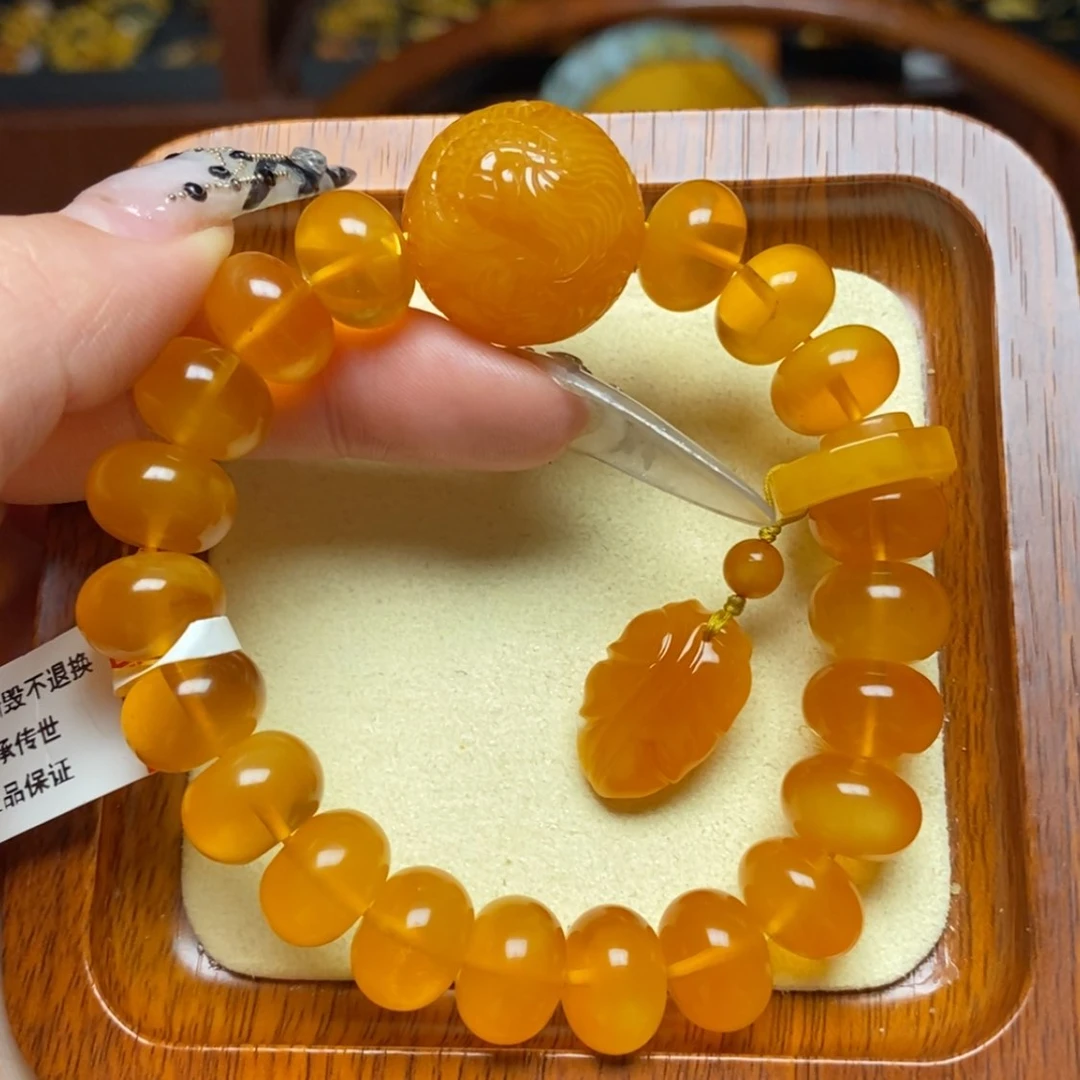 【闪购商品】蜜蜡手链未镶嵌手串