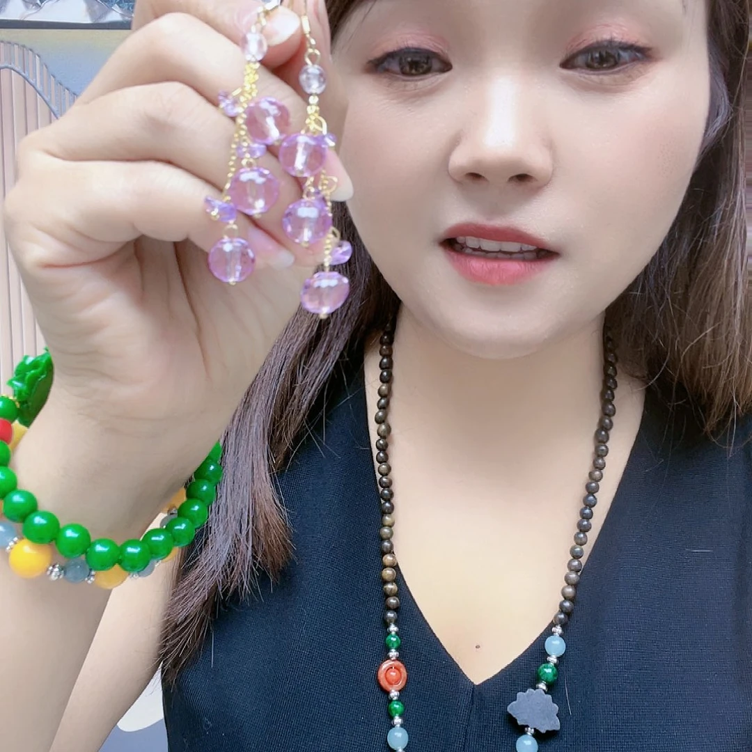 【闪购商品】发饰合金紫晶