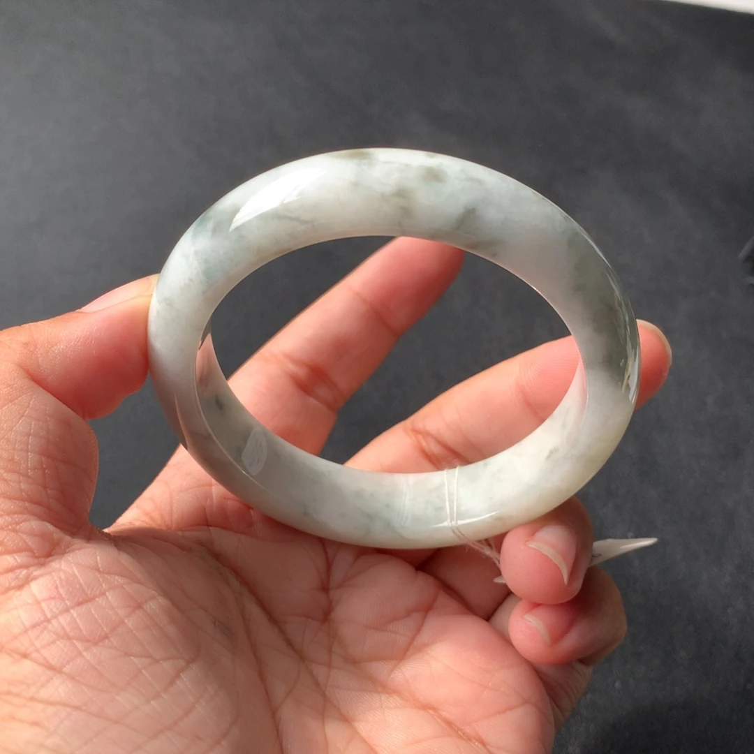 翡翠未镶嵌手镯6号55.8-13.5-8.3