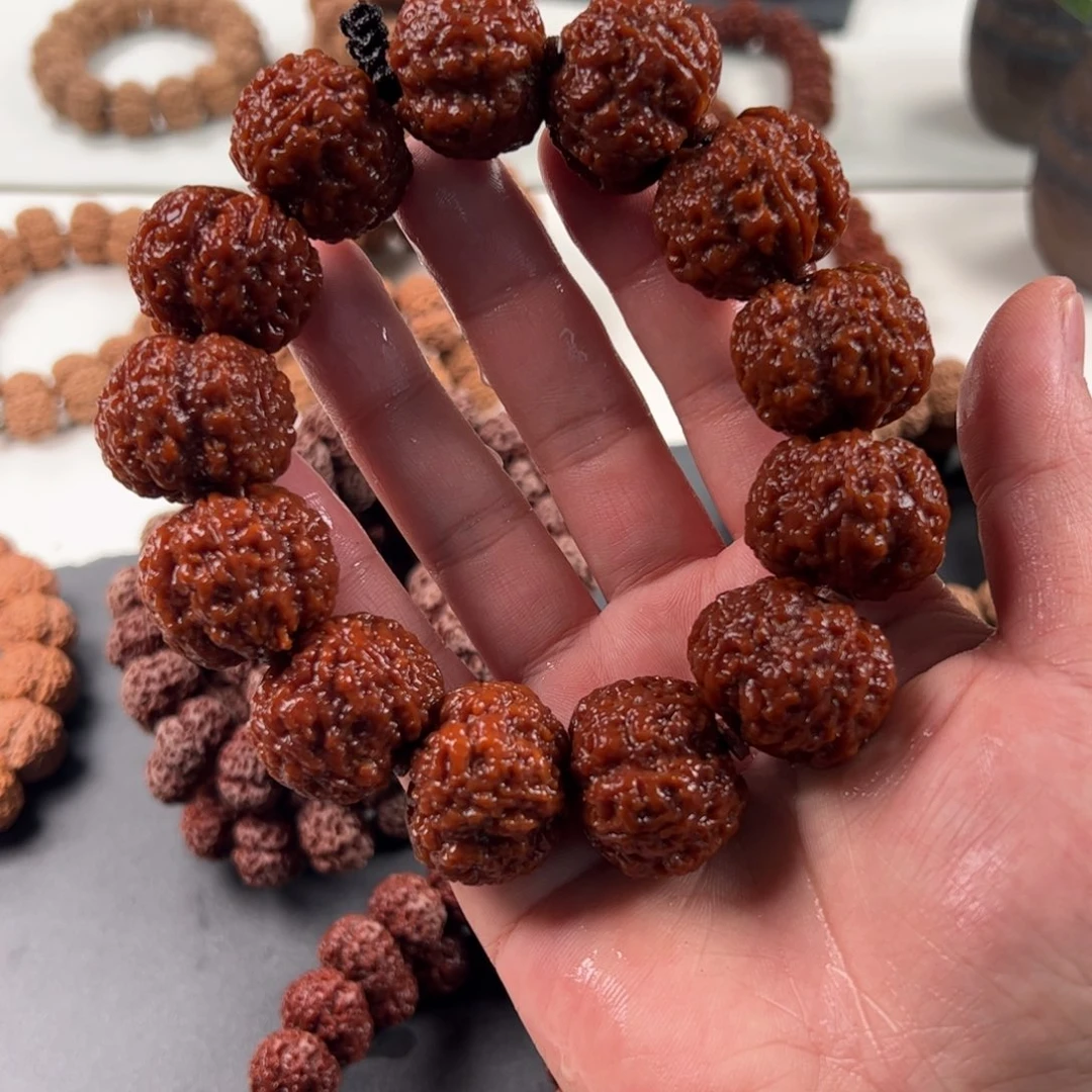 金刚菩提手串梅花双龙巨无霸27次顶