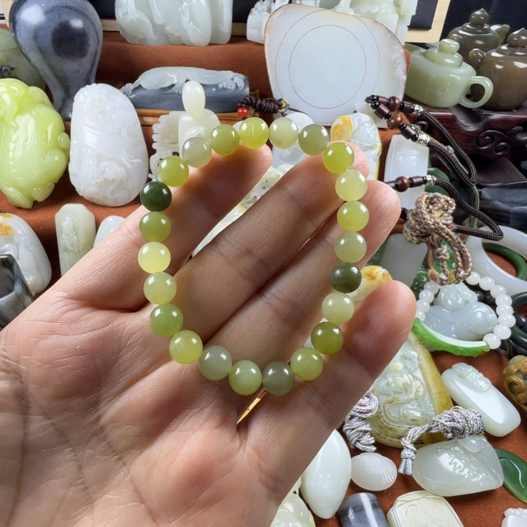 和田玉未镶嵌车挂