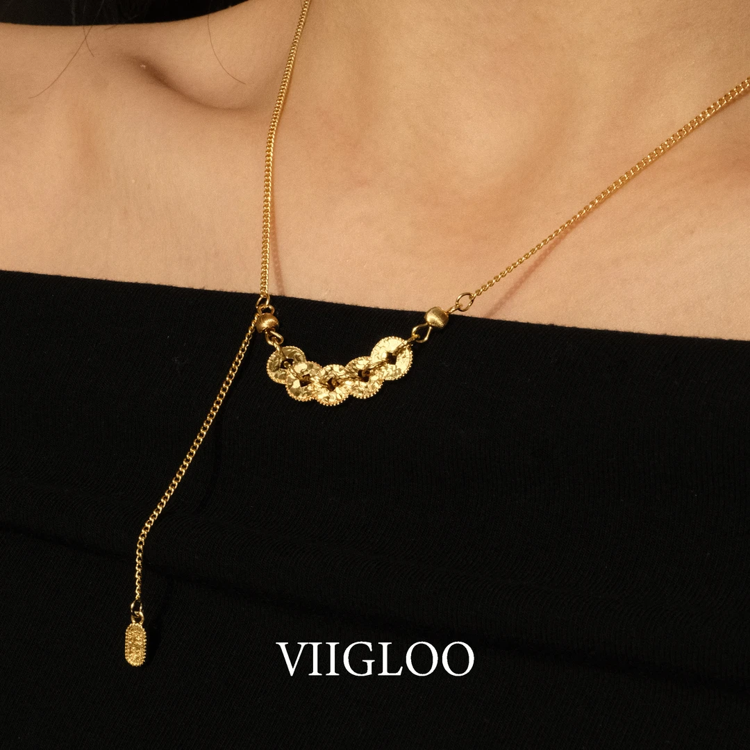 VIIGLOO｜五帝金币钱多多-新中式项链/手链