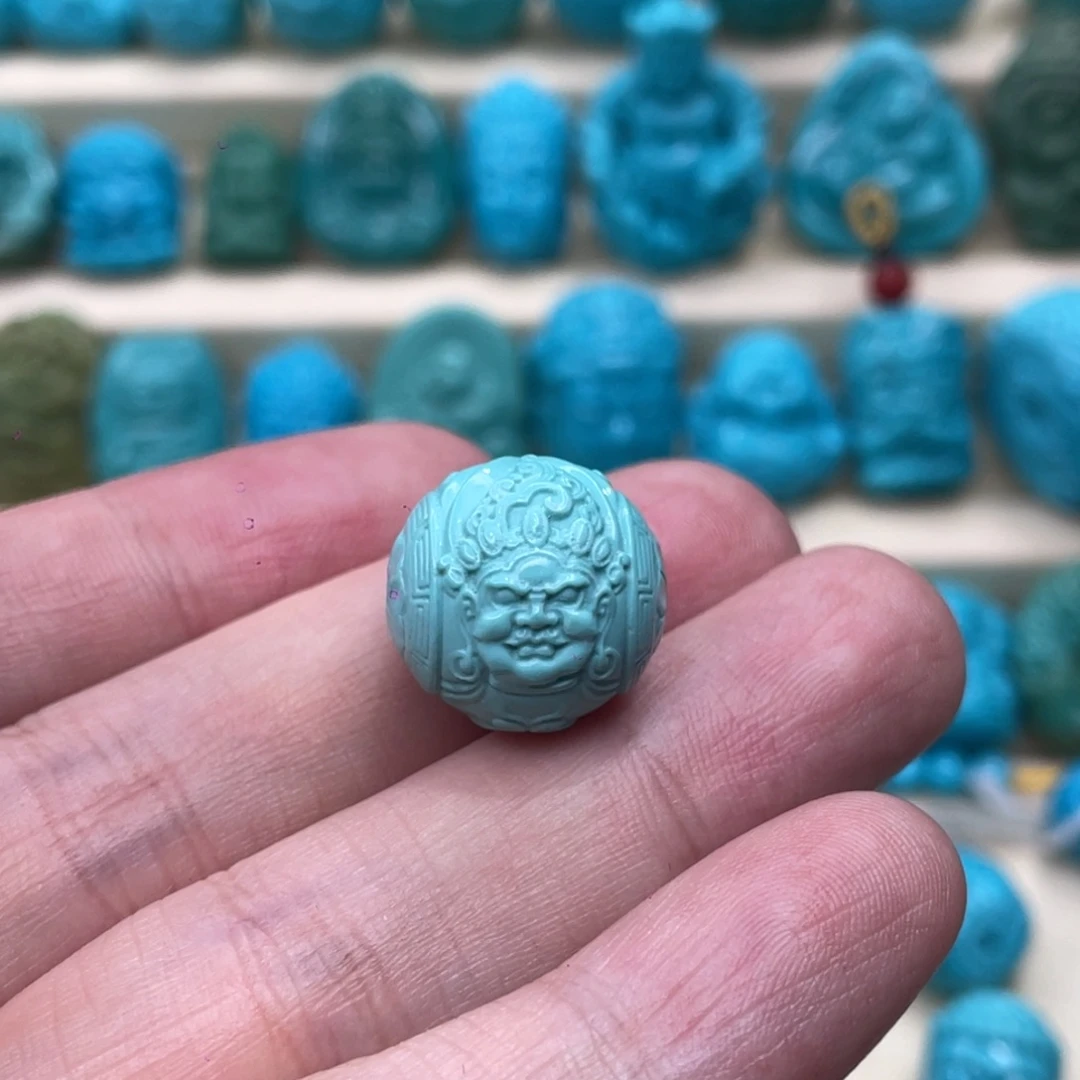 绿松石未镶嵌颈饰15.5