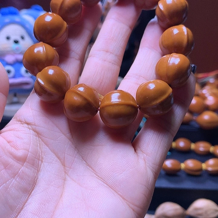 杨***刚手串/手链橄榄核三花手串8