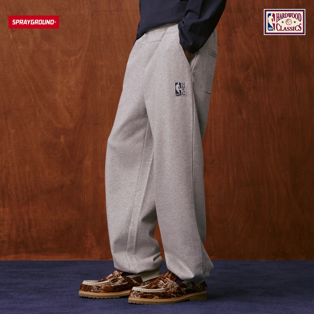 SPRAYGROUND I NBA HWC联名系列鲨鱼嘴针织长裤美式HD NE232101
