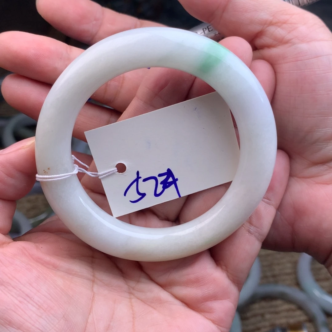 定制翡翠未镶嵌手镯52圆条