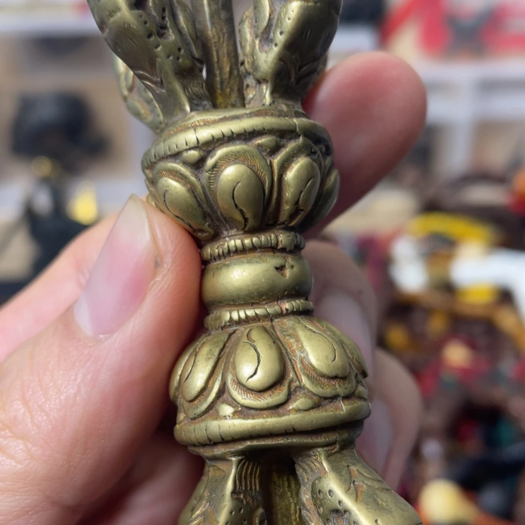 银S925铜质品藏区古雕刻工艺品