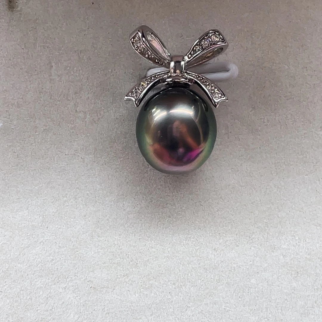 颈饰银S925镶嵌海水珍珠