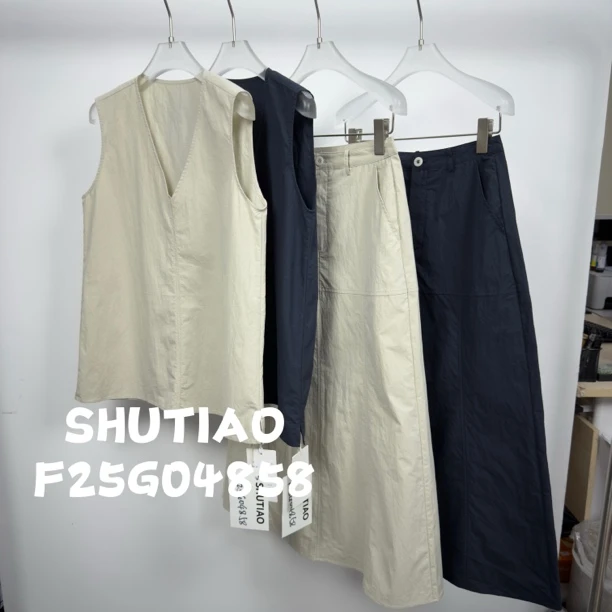 【SHUTIAO】2025夏季：新款小众设计款套装F25G04858
