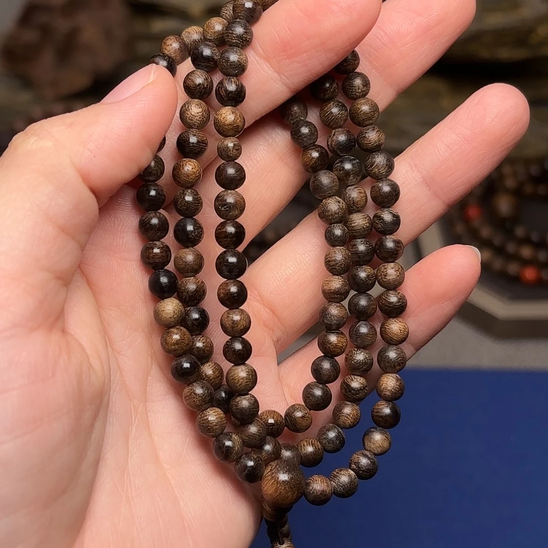 手串沉香越南芽庄白棋楠帝王瘤疤0.5×108