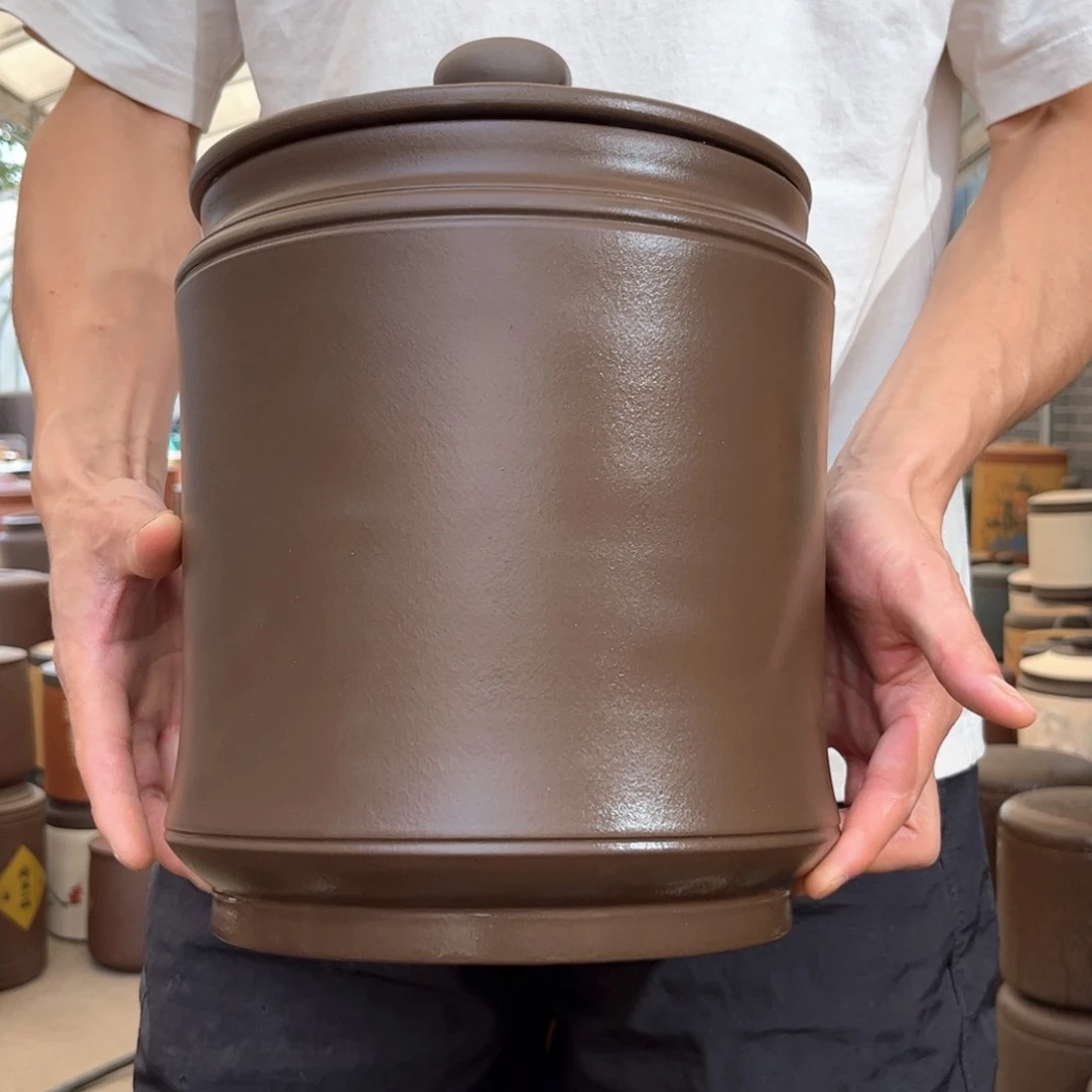 紫砂茶叶罐8 饼茶叶罐