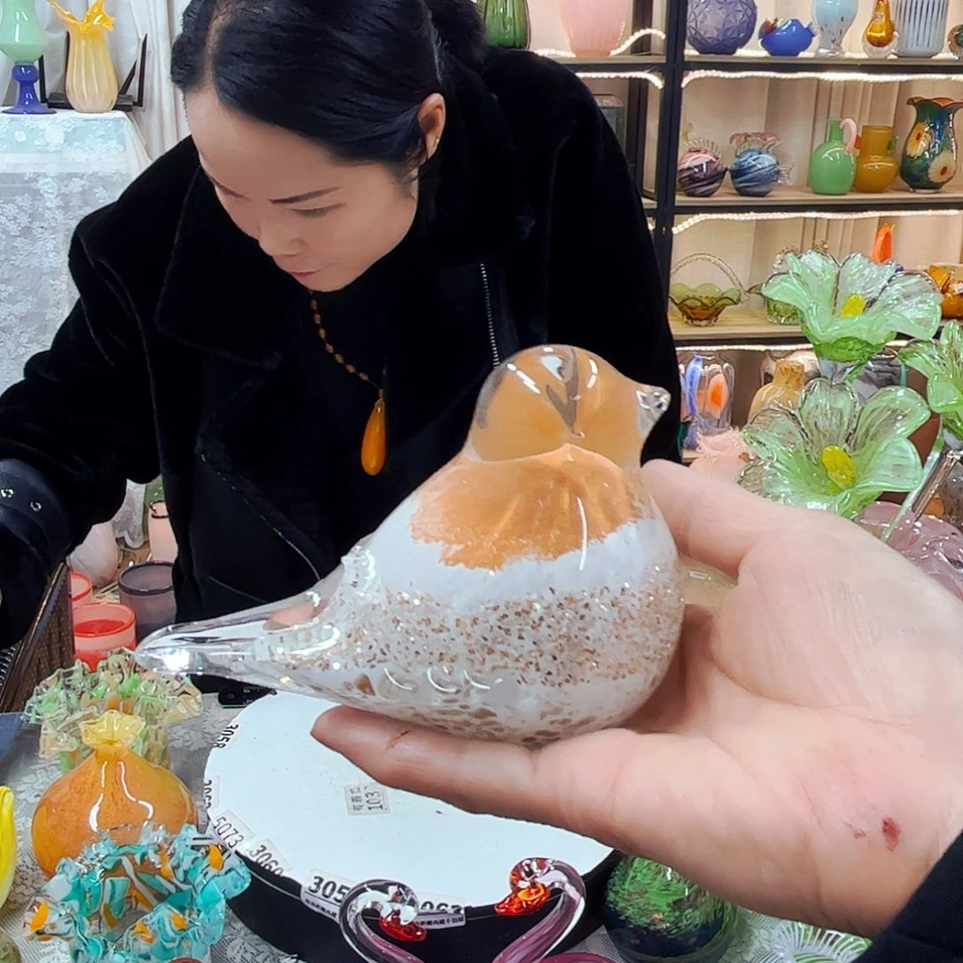 鸟瑕福利家悦琉璃工艺品