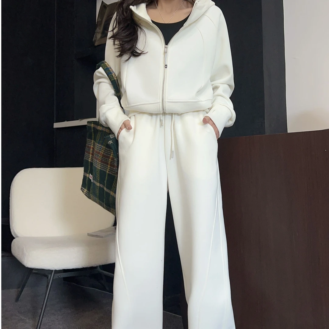 春季套装显瘦休闲运动韩版卫衣宽松气质春秋网红休闲运动套装2501