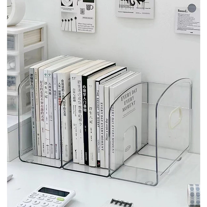 书立书架桌面置物架学生书桌固定书本收纳神器办公室文件架书档