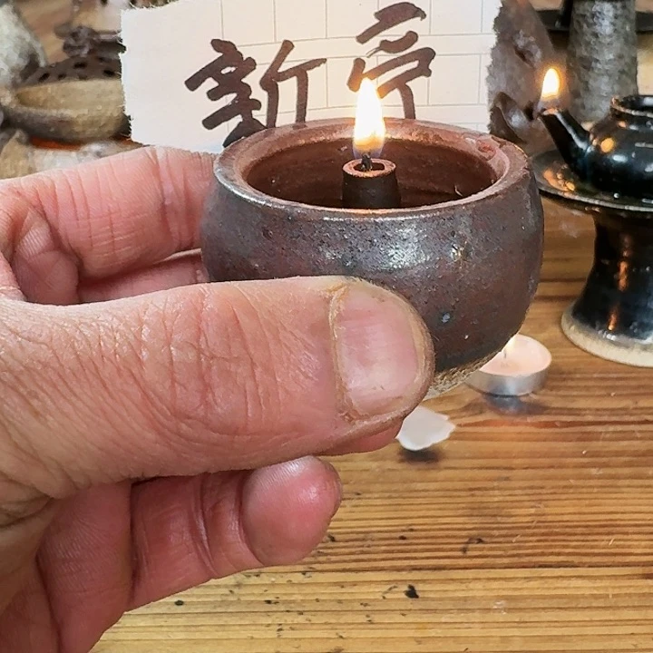 新*阿文手作温茶小油灯