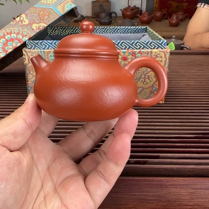 y***g紫砂茶壶朱泥全手工150cc