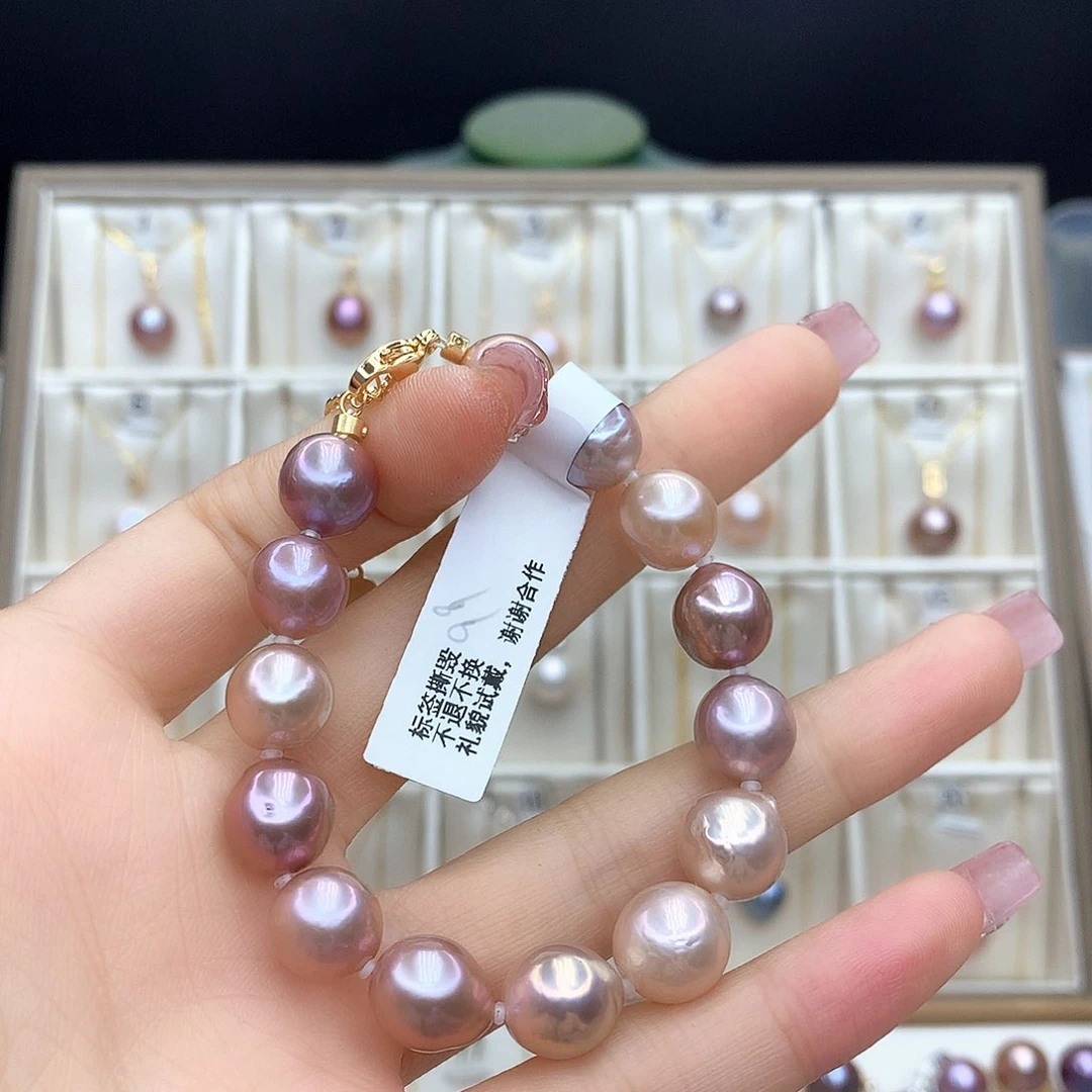 淡水珍珠颈饰合金