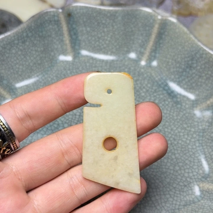 和田玉未镶嵌挂件78