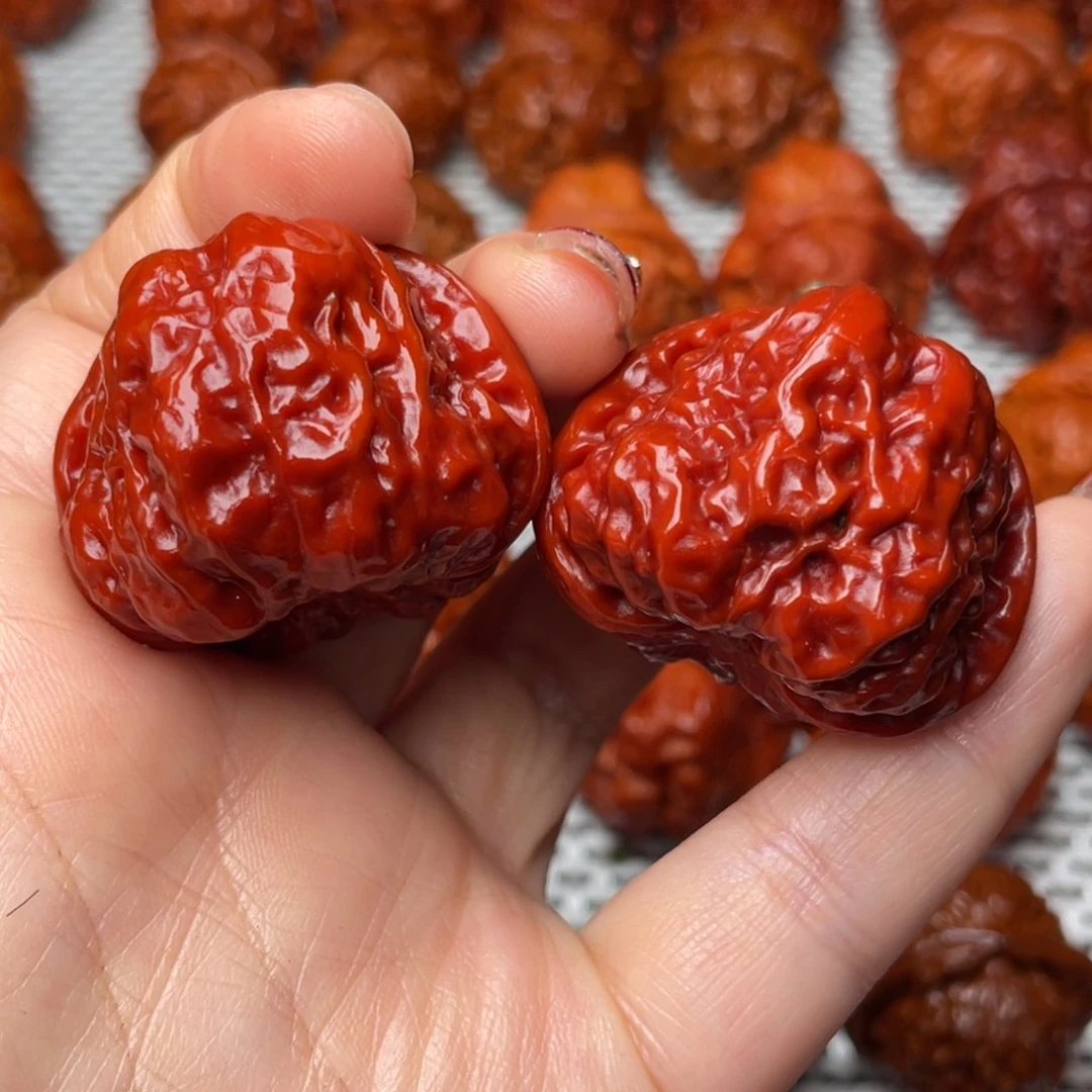 桃核吊坠文玩核桃 手把件 蛤蟆头 38