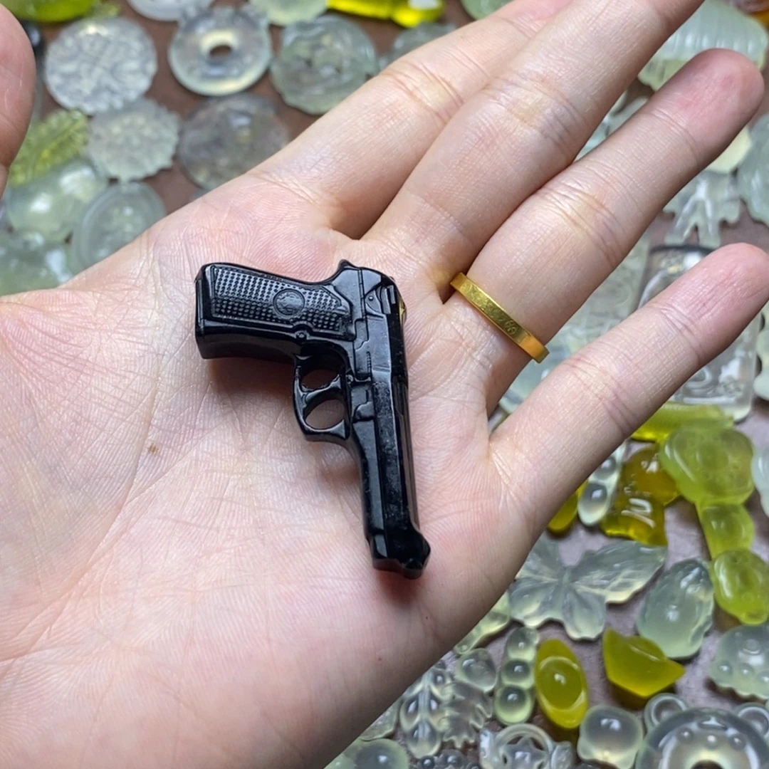 蛇纹石玉合金颈饰