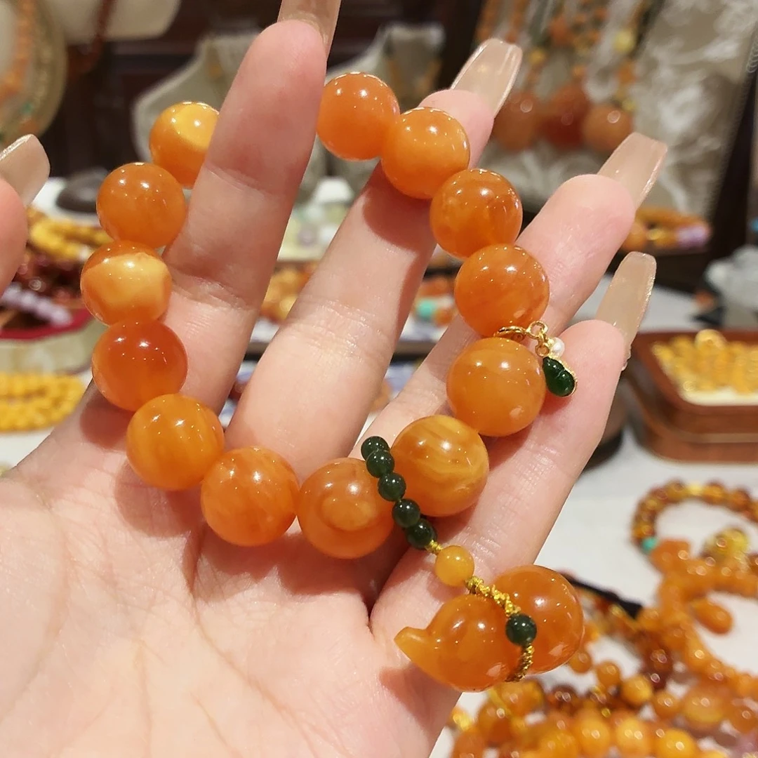 蜜蜡未镶嵌手链手串