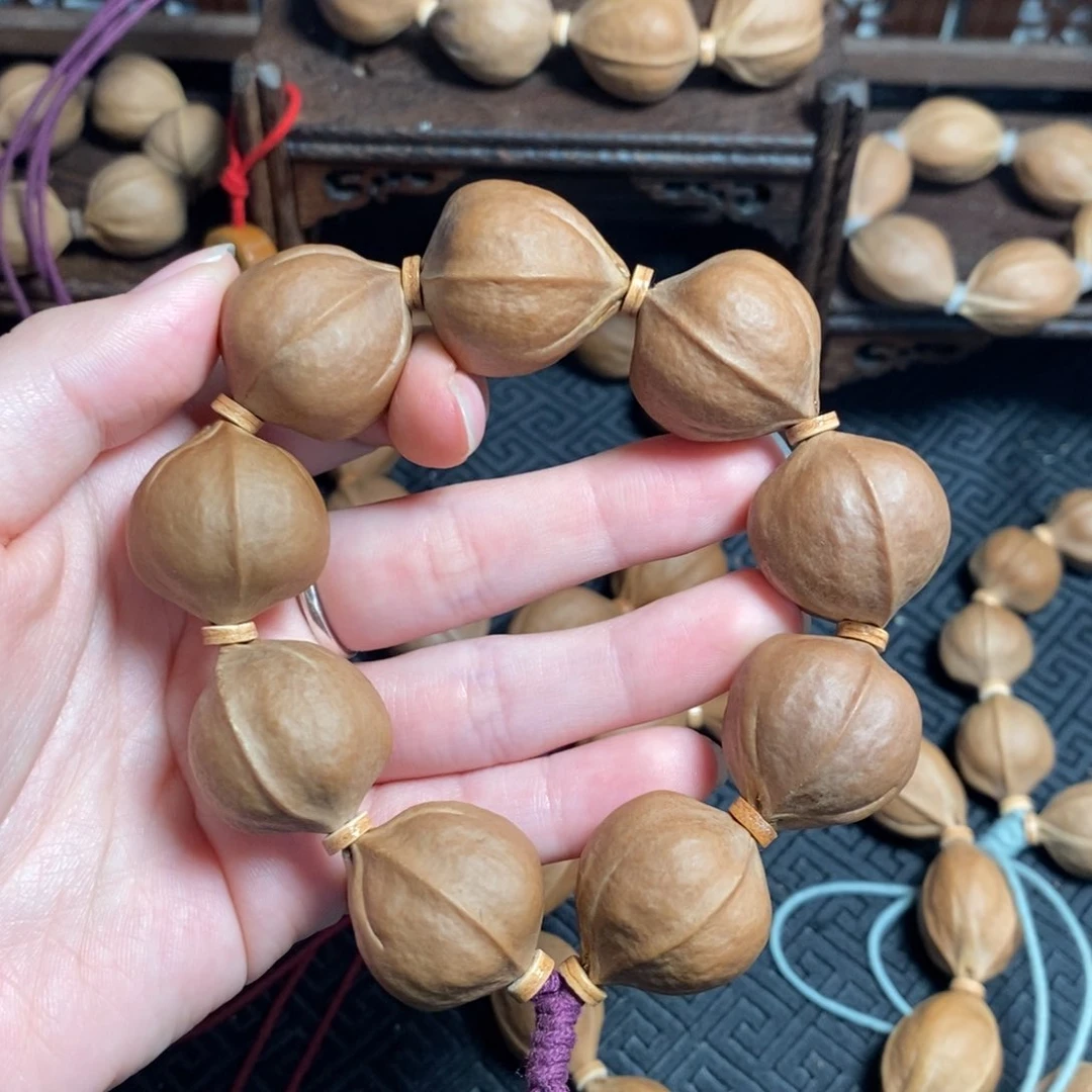 橄榄核手串/手链零**陆2325梅林铁三花橄榄核